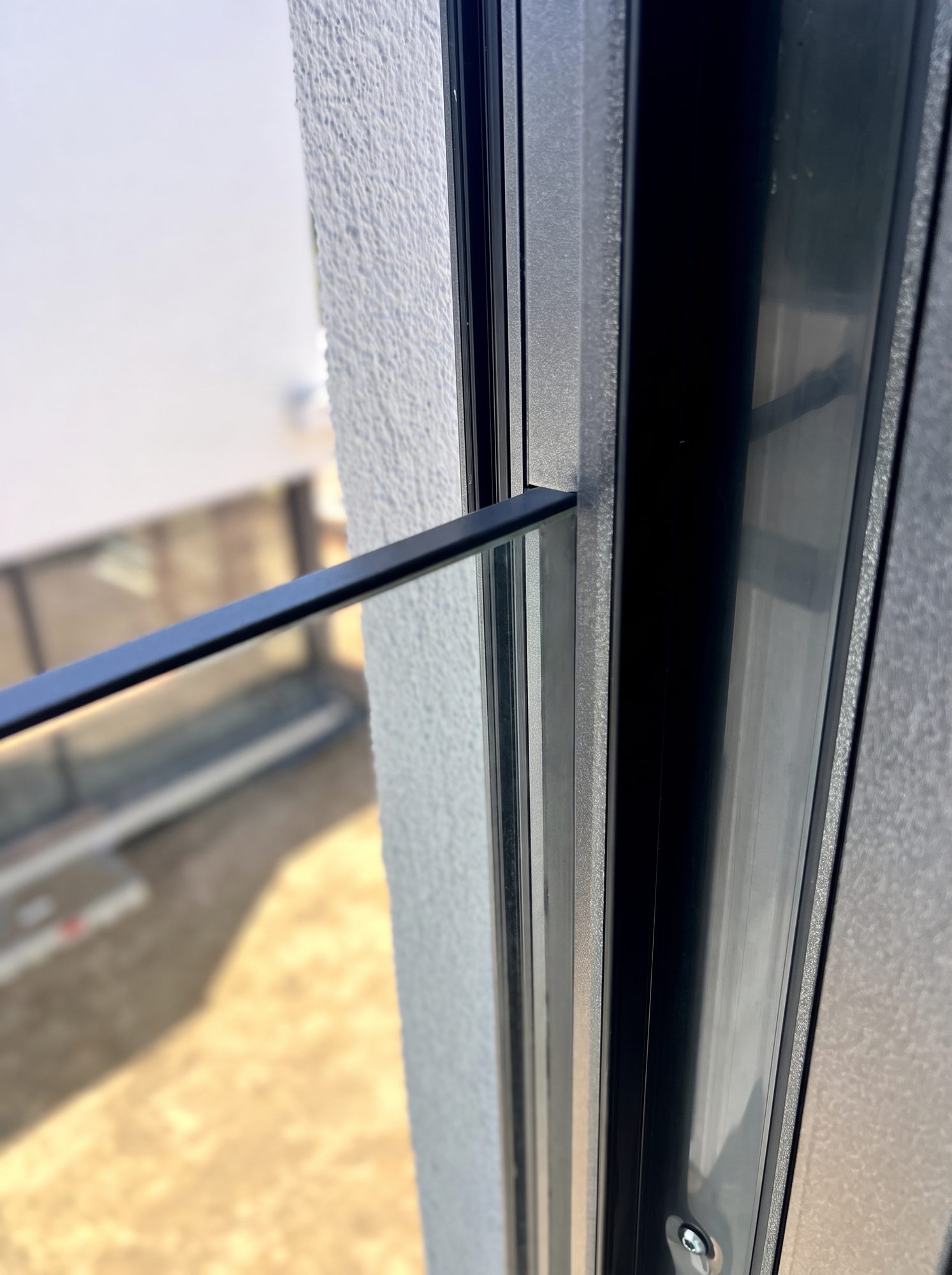 Fenster mit Glasbrüstung